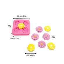 Cetakan Silikon Buatan Tangan Berbentuk Bunga Matahari, Cocok untuk Sabun Buatan Tangan DIY, Kerajinan Plaster Aromaterapi Beraroma Daisy - Beraneka warna - View 6