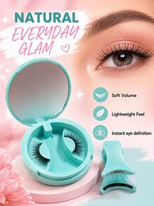 Magnetic False Eyelashes Set – Beginner Friendly, Lightweight, Natural Glam Look, Reusable - 查看 11