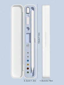 1個 Apple Pencil 保護套、轉接頭與筆尖蓋配件，相容於 Apple Pencil 第一代與第二代，便攜式 - 彩色 - 查看 11