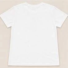 Playera para mujer estampada con tigre floral, camiseta femenina de manga corta cuello redondo, blusa casual suave con diseño animal y flores, ideal para outfit juvenil, diario, vacaciones, concierto, paseo o reunión informal, regalo para mujer con estilo atrevido, tallas chicas a plus size, top cómodo para combinar con jeans, shorts, falda o pantalón negro - Blanco - Ver 5