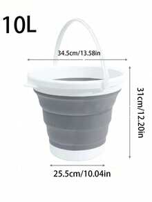 Collapsible Water Bucket (3L/10L), Portable Foldable Bucket Suitable For Camping, Fishing And Travel, Space-Saving Round Wash Basin Suitable For Dorms, Foot Soaking And Car Washing, Durable Outdoor Equipment - Multicolor - View 13