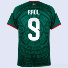 26-27 Mexico National Team Home Green No. 10 Fan Version Breathable Sports Short-Sleeve Football Jersey (Available In Sizes 4/9/10/11/14/22) - 26-27 墨西哥 主 - NO. 9 - 查看 1