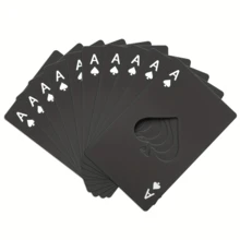 Kit 30 Abridor De Garrafa Formato Carta De Baralho Aco Inox A Espada Promoção - 30 unidades - Visão 4