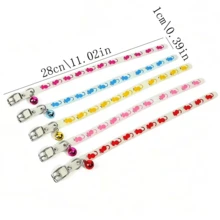 1-2 Pet Cat And Dog Collars, Night Fluorescent Collar, Adjustable Size, Suitable For Small Cats And Dogs, No Need For Electricity (Color Random) - Multicolor - View 4