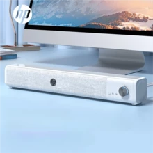 HP WS1Pro Wired Bluetooth Speaker Modern Style Bass Strip Home Speaker Surround Sound High Volume Wired Bluetooth Dual-Mode Computer Audio Original HP Speaker For PC Cellphone Laptop TV - View 1
