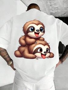 Men T-Shirts - 白色 - 查看 3