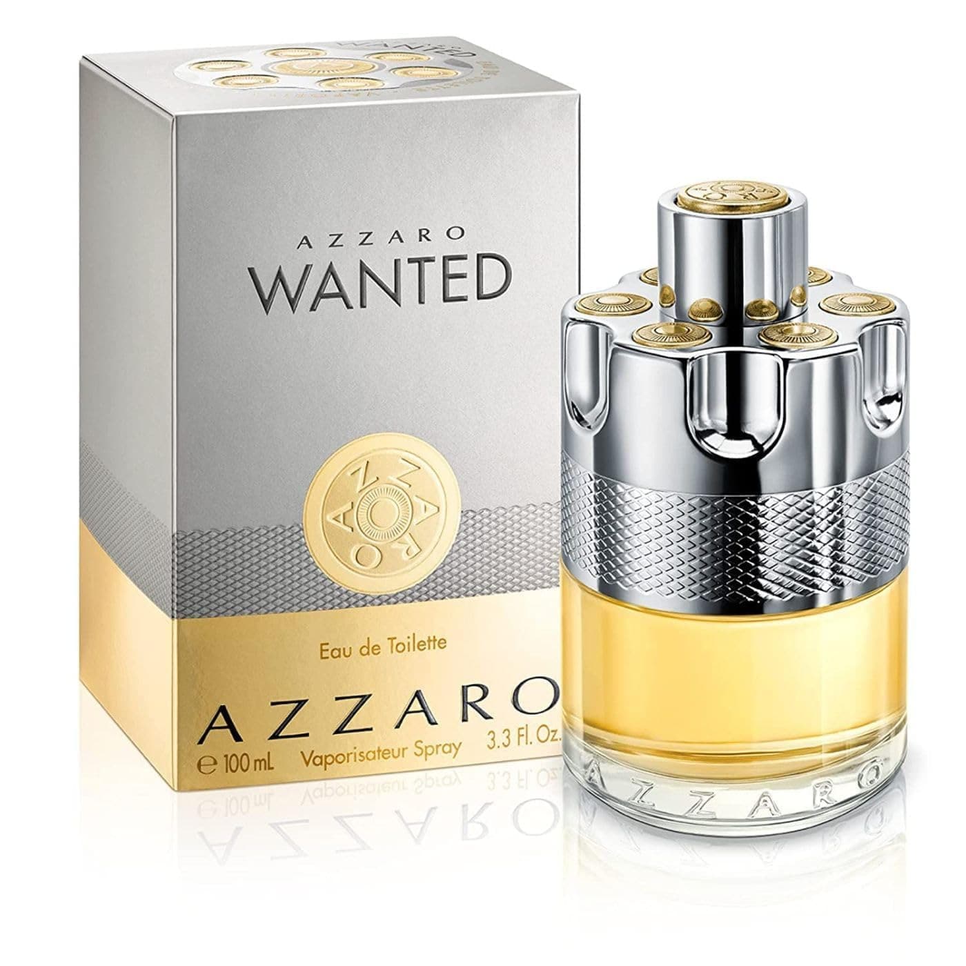 Azzaro The Most Wanted Eau De Parfum Intense Spray For Men EDP Intense Perfume Perfumes 3.38oz/100ml Birthday Graduation Party Travel Camping Outdoors School Campus Trip Festivals Anniversary Winter Christmas Special Occasions, Party Majestic Luxe - 木質香調 - 查看 1