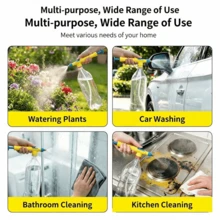 Portable Nozzle For Steam Bottle, Adjustable Mist Spray With 2 Modes (Single Button Control), High Pressure Garden Irrigation Spray (For Plant Watering, Car Cleaning, Home Kitchen And Bathroom Cleaning) - A - View 4