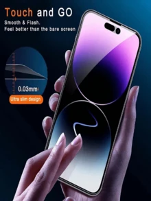 4 Compatible con iPhone 17 17pro 17promax 15 15plus 15PRO 15PROMAX 14 14PLUS 14PRO 14Promax 13 12mimi 11pro, Película de vidrio templado de alta definición, resistente a arañazos y caídas, dureza 9H, fácil de instalar, material de vidrio, compatible con protector de pantalla de 15, compatible con protector de pantalla de 17 Promax, [Versión internacional, no versión local] - Multicolor - Ver 5