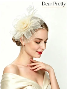 1 Stück Feder Haarschmuck Stirnband, Damen Nachmittagstee Party Hut, geeignet für Kentucky Derby, Cocktailparty, Hochzeit, Braut, usw., kann als Haarclip getragen werden, geeignet für Frauen, Mädchen Geburtstag, Muttertagsgeschenk, Mini Hut, Haarschmuck, Mini Zylinder, Mini Hut, usw., kann auch als Lernmaterial, Geschenk, Haarschmuck verwendet werden, zeigt elegante Eleganz, geeignet für Feiertags-Verkleidung, Karnevalsparty, Dinnerparty, usw. - Beige - Übersicht 6