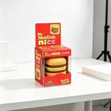 Bóng bóp  Schylling hình Hamburger McDonald's mới, đồ chơi giải tỏa căng thẳng xúc giác hồi phục chậm, giúp giảm căng thẳng và thư giãn tâm trí và cơ thể, phù hợp cho lớp học, văn phòng, quà tặng tiệc và các hoạt động thư giãn (Sản phẩm có thể tách thành 5 miếng) - Hamburger - Xem 8