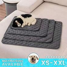 2026 Upgraded, Extra Large Summer Pet Cat Dog Cooling Mat, Moisture-Wicking Fabric, Breathable Mesh, Polyester - Keeps Your Cats And Dogs Cool All Summer, Suitable For Small, Medium And Large Pets - Black - View 8