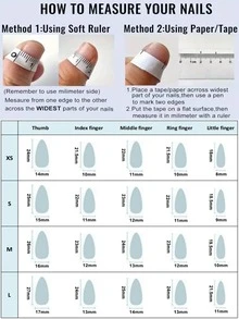 Vernis à ongles à presser fait main en rose nude avec des bords français orange, bleu et blanc, des fleurs gravées 3D rose et blanc, des étoiles de mer en relief, des formes de cœur et des motifs de champignons rouges, des paillettes argentées, des perles dorées et blanches, et des diamants scintillants. Ongles - Multicolore - Voir 8