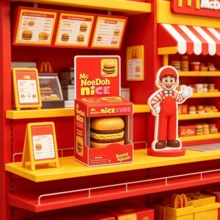 Bóng bóp  Schylling hình Hamburger McDonald's mới, đồ chơi giải tỏa căng thẳng xúc giác hồi phục chậm, giúp giảm căng thẳng và thư giãn tâm trí và cơ thể, phù hợp cho lớp học, văn phòng, quà tặng tiệc và các hoạt động thư giãn (Sản phẩm có thể tách thành 5 miếng) - Hamburger - Xem 1