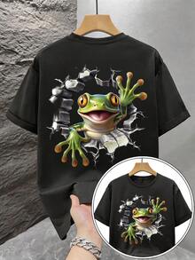 Men T-Shirts - 黑色 - 查看 4