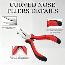 3pcs/5pcs Hair Extension Pliers, Nano Ring Clip-In And Removal Tool - View 3