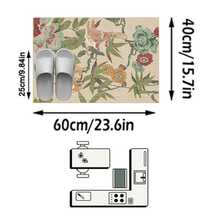 1pc Floor Mat Carpet (Rug, Carpet, Area Rug, Bath Mat, Bath Rug, Door Mat), Modern Aesthetic Southeast Asian Style Floral And Bird Pattern Fresh Design - Soft Faux Cashmere Carpet, Bathroom, Kitchen, Entrance, Hallway, Bedside, Living Room, Bedroom, Etc., All Season Use Machine Washable Floor Mat, Home Decor - Multicolor - View 16