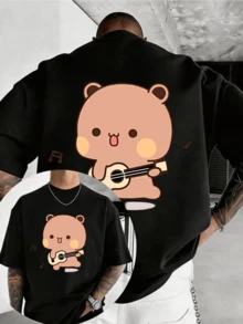 Men T-Shirts - Black - View 6