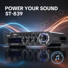 HiFi 車用音訊擴大機 2.1 聲道－強力重低音擴大機，可調低音/高音，清晰立體聲，適用於露營車/車輛/KTV/居家，安裝簡易 - 839 - 查看 8