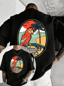 Men T-Shirts - Black - View 1
