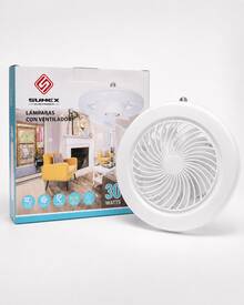 Ceiling Fans - White (6 Pieces) - View 7