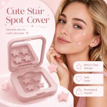 60 Pieces/Box Of Cute Star Acne Patches - Water-Based Gel Acne Facial Mask Sticker, Gentle For Skin, Deep Cleaning Acne, Very Suitable For Party Decoration, With Makeup Mirror, The First Choice For Gifts - Multicolor - View 10