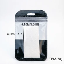 10入/包 玻璃纖維美甲延長片，絲綢美甲修復纖維，適用於壓克力美甲，美甲延長工具 - 彩色 - 查看 9