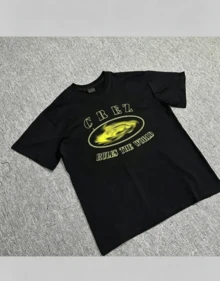 Designer T-Shirt For Men, Women's Fashion, Paint-Pair-S, Crew Neck, Casual Style, Slightly Stretchy Fabric, For All Seasons, Regular Fit, Plus Size - Black - View 1