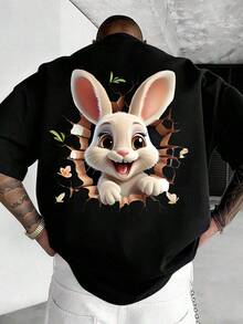 T-shirts för män - Svart - Visa 3