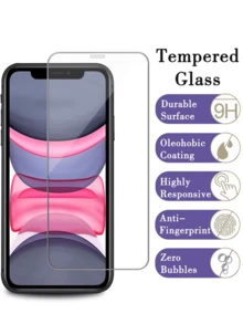3 Películas de Vidrio Templado Transparente de Alta Definición Compatibles con 16 16plus 16pro 16promax 17 17pro 17promax 15plus 14promax 13 12mimi 11pro XR XSmax, Resistentes al Agua y a los Arañazos, Fáciles de Instalar sin Burbujas, Hechas de Material de Vidrio, Accesorios para Teléfono, Protector de Pantalla Compatible con IPhone 16, Protector de Pantalla Compatible con IPhone 13, [Versión Internacional, No Versión Local] - Multicolor - Ver 3