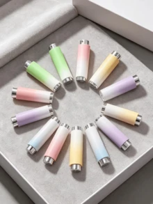 1pc 8ml Portable Travel Fragrance Spray Bottle, Refillable With Funnel, Twist-Open Design For Easy Use. Gradient Color, Multiple Colors Available. Suitable For Fragrance, Cologne And Other Fragrances, Practical Unisex Travel Essential - Multicolor - View 9