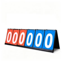 Multi-Digit Tabletop Scoreboard: Detachable, Battery-Free, Ideal For Indoor/Outdoor Sports Games Such As Basketball, Tennis, And Other Sports - Multicolor - View 12