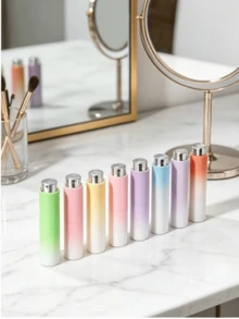 1pc 8ml Portable Travel Fragrance Spray Bottle, Refillable With Funnel, Twist-Open Design For Easy Use. Gradient Color, Multiple Colors Available. Suitable For Fragrance, Cologne And Other Fragrances, Practical Unisex Travel Essential - Multicolor - View 6