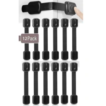 12PCS/PACK Child Safety Locks, Drawer Locks, Baby Anti-Pinch Drawer Locks, Cabinet Refrigerator Toilet Child Locks - Lock - View 4