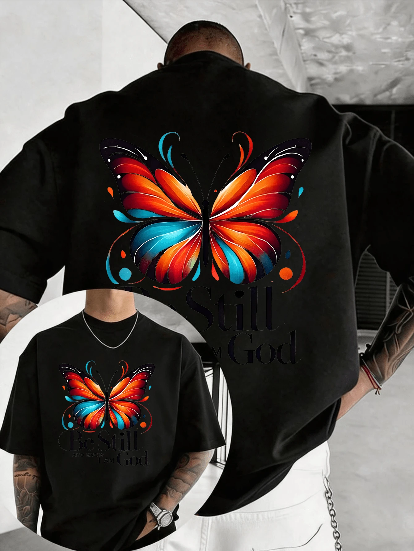 Men T-Shirts - Black - View 1