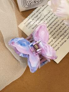 1pc 3D Gradient Butterfly Claw Clip, Elegant Stylish Hair Accessory For Back Hair - Multicolor - View 10