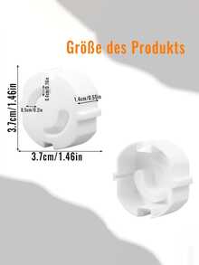 Cubierta de enchufe con reinicio automático estándar europeo, cubierta protectora de enchufe de alimentación impermeable, compatible con enchufes y tomas de corriente europeos, diseño transparente resistente a impactos, proporciona protección de para mascotas y miembros de la familia, adecuado para escuelas, oficinas, residencias y otros diversos lugares - multicolor - Ver 10