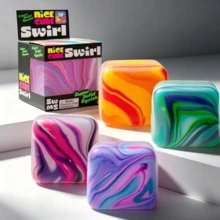 1pc Schylling Slow Rise Squishy Toy, NeedohToys Cute Maltose Flavor Toy, Children/Teen Squeeze Toy, Maltose Ice Block Sensory Toy, Stress Relief Block, Adult Stress Relief Toy, Stress Relief And Emotional Release Toy, Party Favor, Anxiety Relief Squishy Toy (Color May Vary) Due To Different Production Batches, The Packaging Pattern And Product Color May Have Slight Differences, But It Does Not Affect The Use, Please Refer To The Actual Product - Multicolor - View 5