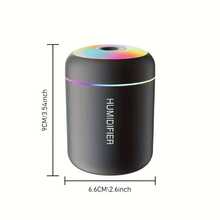 Reletech 迷你香氛加濕器套裝，USB冷霧擴香機，大容量水箱，LED小夜燈，靜音便攜式空氣加濕器，適用於居家辦公室臥室 - A - 查看 6