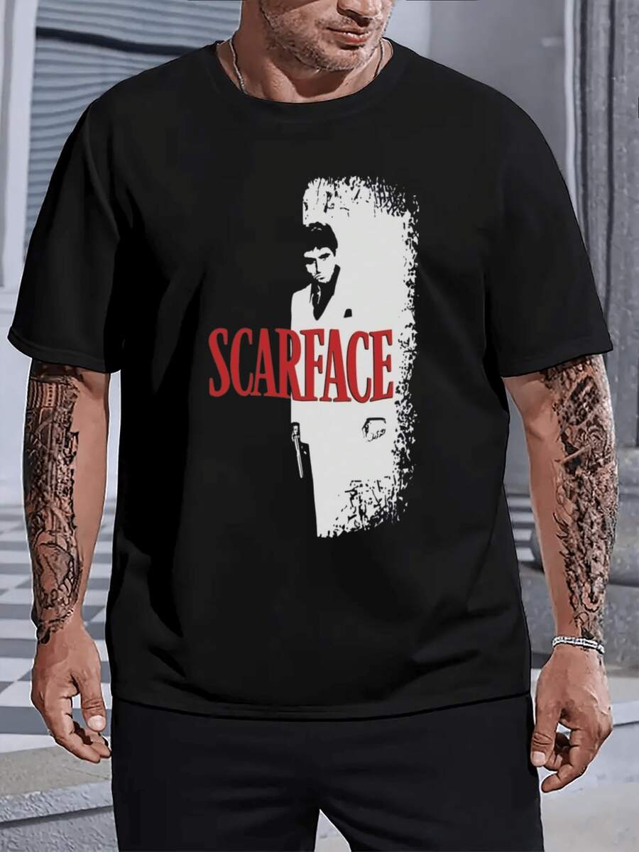 1 Pcs Summer T Shirts,Black Top - Black - View 1