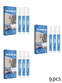 JUE FISH 3 Pack Tile Grout Repair Pen, Waterproof Mold-Proof Quick-Dry Whitening Grout Paint Marker For Bathroom Floor Shower Joint Gap Sealing, DIY Home Refresh,Kitchen,Room,Quick Ship Items,Free Shipping - Tile Grout Pen - View 13