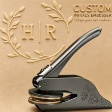 1 Piece Of Custom Embossed Stamp, Custom Steel Stamp, Envelope Embossed Stamp, Book, Company Logo, Restaurant Towel, Personalized Book Embossed Stamp, Small Wedding Invitation Decoration, Party Favors, Library Embosser, Ex Libris Stamp - Multicolor - View 3