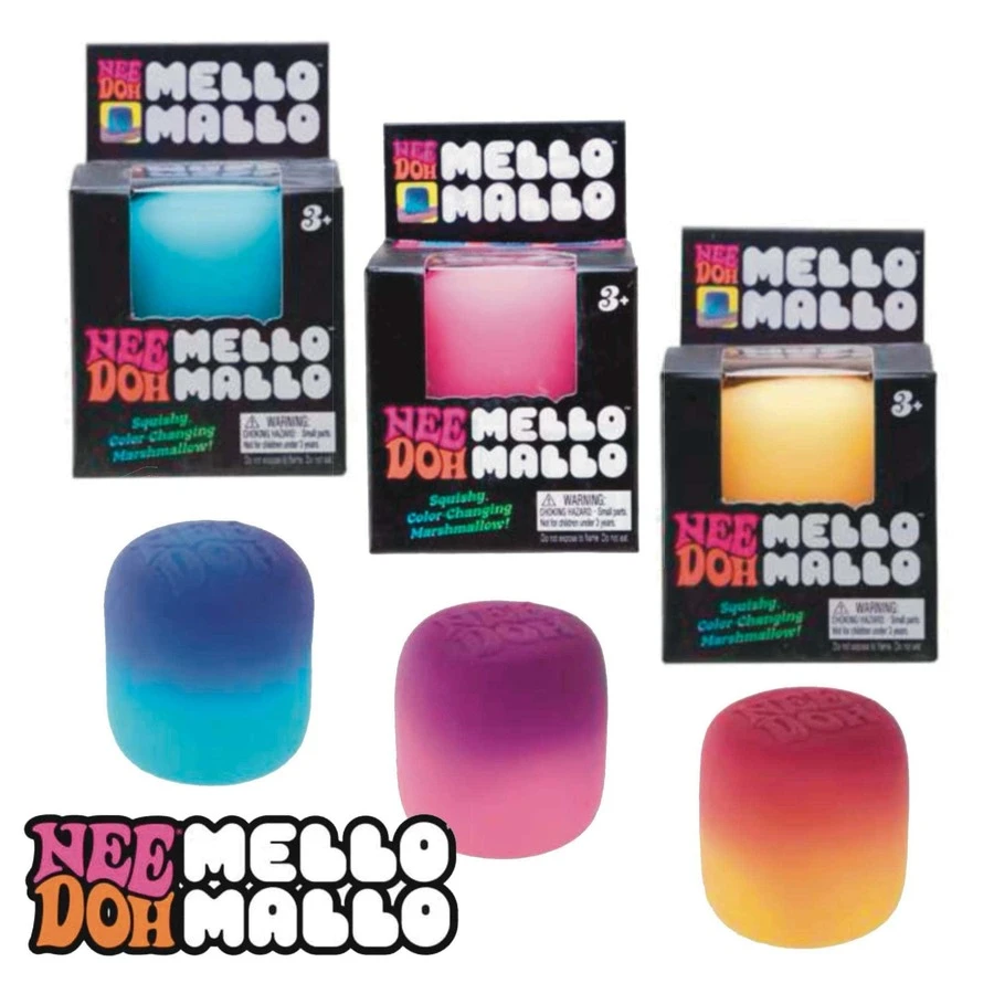 Schylling Giant Dough Ball Cylindrical Color-Changing Stress Ball, Soft Slow Rebound Squeeze Ball - Changes Color In Sunlight - Multicolor - View 1
