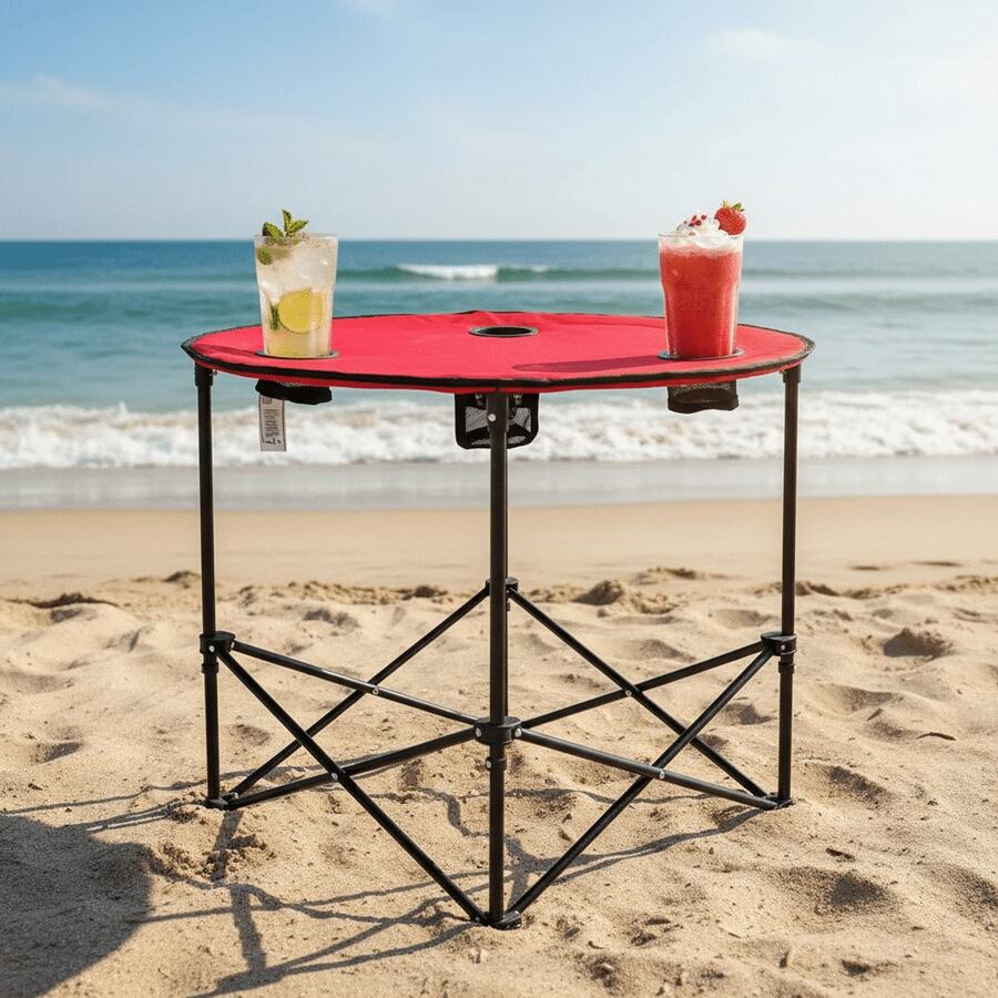 Outdoor Table - Red - View 1