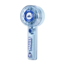 MINISO Authentic Disney Lilo&Stitch 2000mAh Handheld Portable Turbo Fan, Transparent Turbo Fan With Strong Airflow, 3 Speed Wind, Low-Noise, Lightweight & Portable, For Travel Camping Office Makeup - Blue - View 9