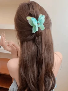 1pc 3D Gradient Butterfly Claw Clip, Elegant Stylish Hair Accessory For Back Hair - Multicolor - View 11