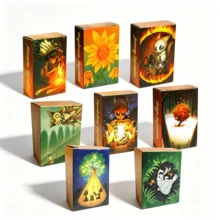 1 Set - Dixit Origin Games, Includes Fragmented English, Combines Collection Strategy, Team Building, Board Games And Card Games - Hilarious Party Board Game Cards For Adults. Easy To Operate, Rich Choices. Perfect Gift. Source Of Happiness. Thanksgiving Christmas Gifts And Party Games. - Multicolor - View 3