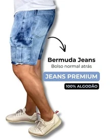 Stonewashed Cargo Shorts - Stoned - View 2