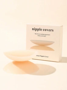 Cache-tétons en silicone réutilisables, coussinets de poitrine auto-adhésifs invisibles, convenant pour les robes de mariée/robes de bal, les hauts à épaules ouvertes, les robes dos nu, les robes à bretelles spaghetti, les robes moulantes, les hauts transparents, les tenues sans bretelles, les enterrements de vie de jeune fille, les voyages - Multicolore - Voir 7