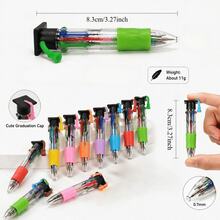 15/30pcs Graduation Cap Shaped Colorful Ballpoint Pens, Random Colors, 4-In-1 Multifunctional Pens, Designed For Graduation Season, Suitable For Daily Use, Perfect Graduation Gift For Teachers/Friends - Graduation Cap - View 3